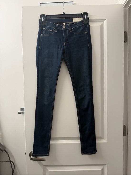 rag & bone Denim - rag & bone Women's Skinny Jeans in Dark Indigo